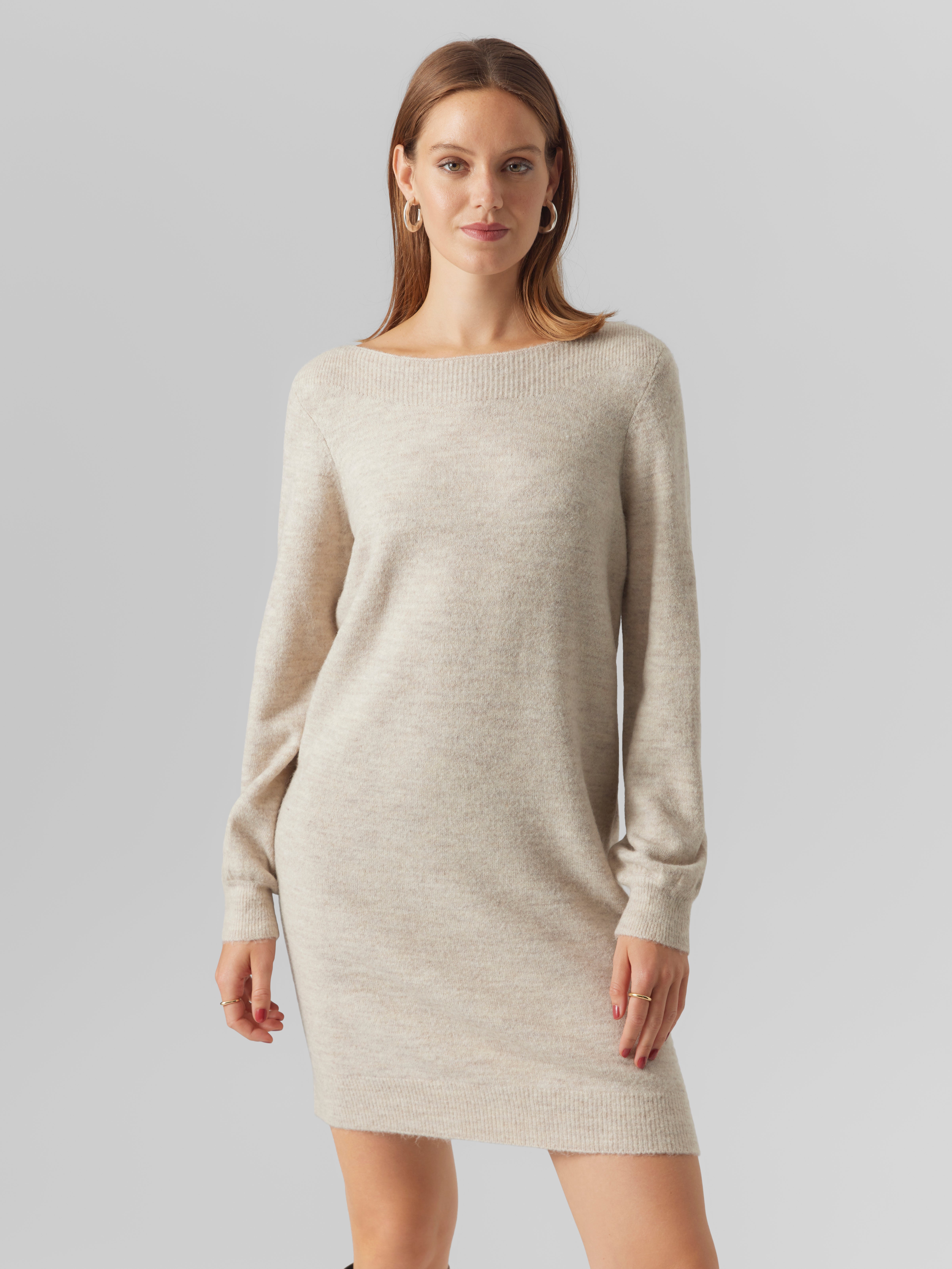 Vero Moda AWELLA - Vestido De Punto - Black/negro