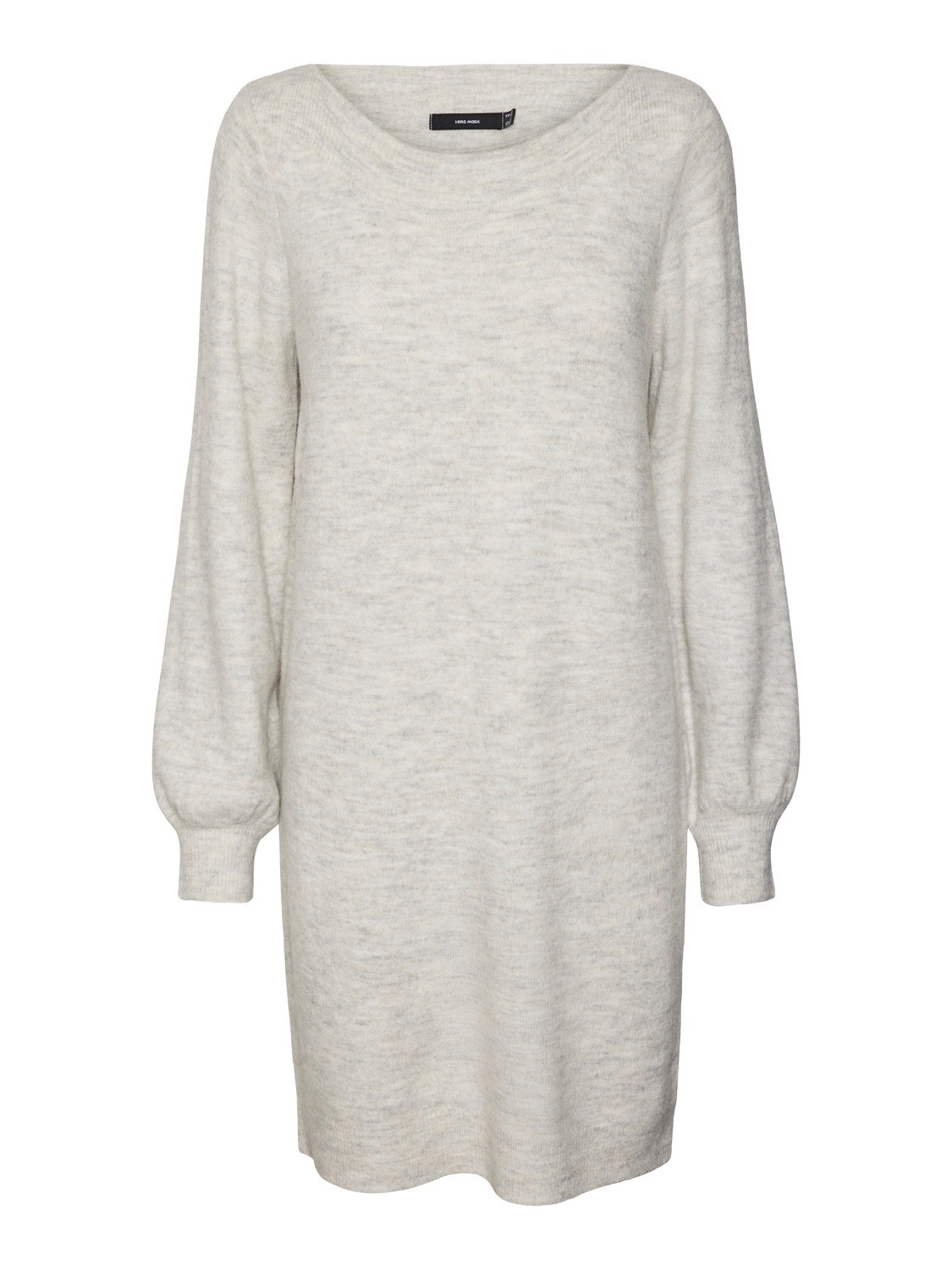 Vero Moda VMLEFILE Kort klänning -Light Grey Melange - 10296805