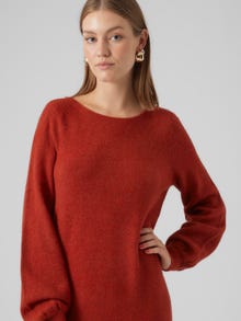 Vero Moda VMLEFILE Krótka sukienka -Red Ochre - 10296805