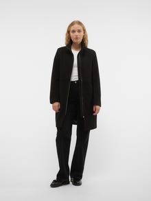Vero Moda VMPOPZIPPER Coat -Black - 10296899