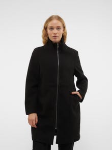 Vero Moda VMPOPZIPPER Coat -Black - 10296899