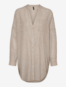 Vero Moda VMISABELL Shirt -Silver Mink - 10296901