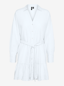 Vero Moda VMLINA Kort klänning -Bright White - 10296958