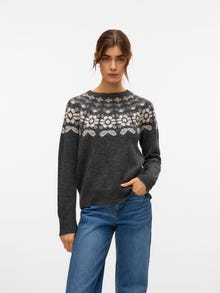 Vero Moda VMSIMONE Pull-overs -Dark Grey Melange - 10296978