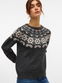Vero Moda VMSIMONE Pull-overs -Dark Grey Melange - 10296978