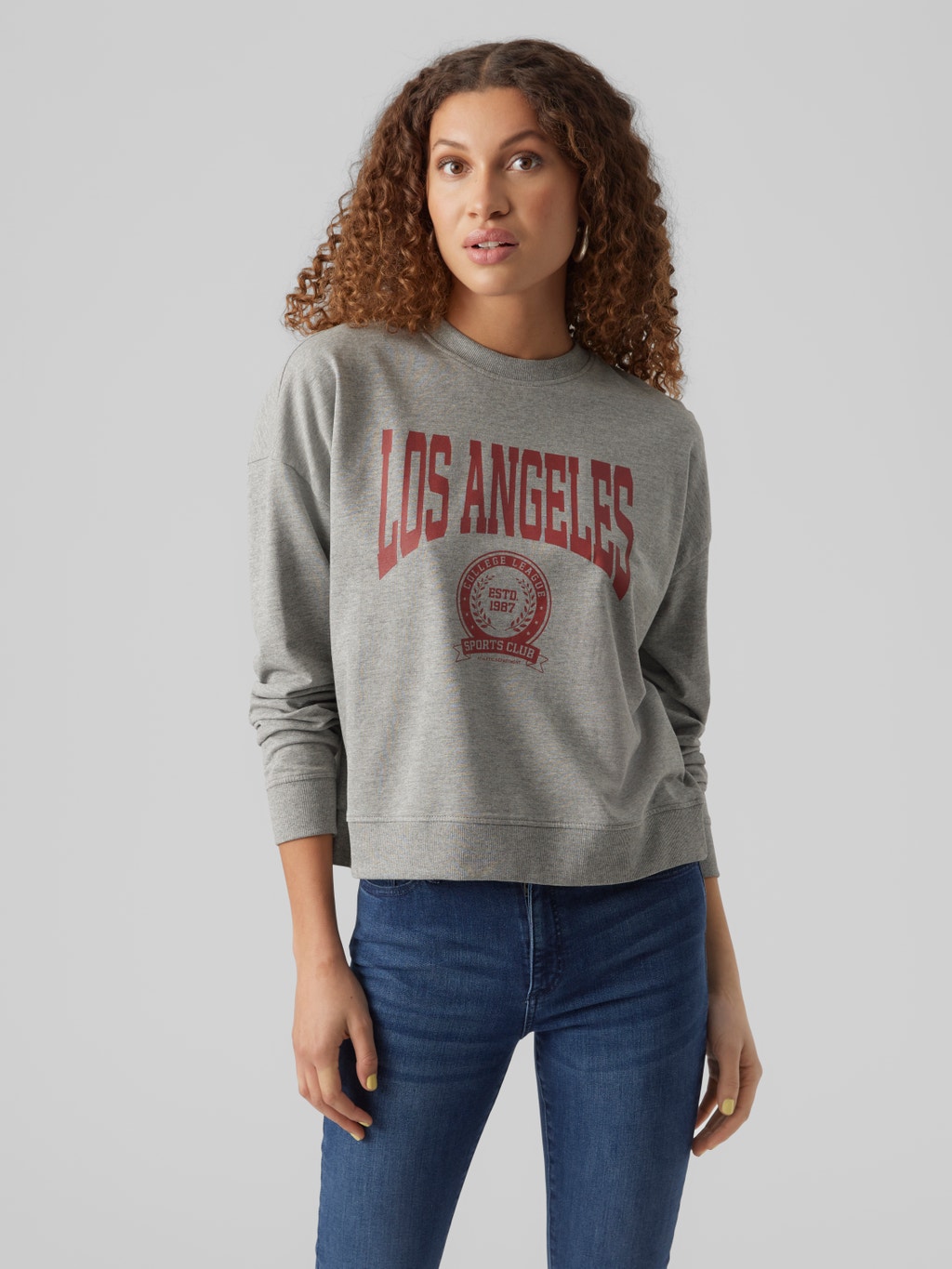 Oversize Fit Ribbed cuffs Sweatshirt with 30% discount! Vero Moda®