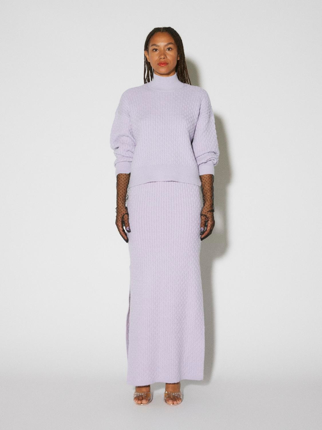 Vero Moda SOMETHINGNEW X #GRWM Pullover -Purple Heather - 10297084