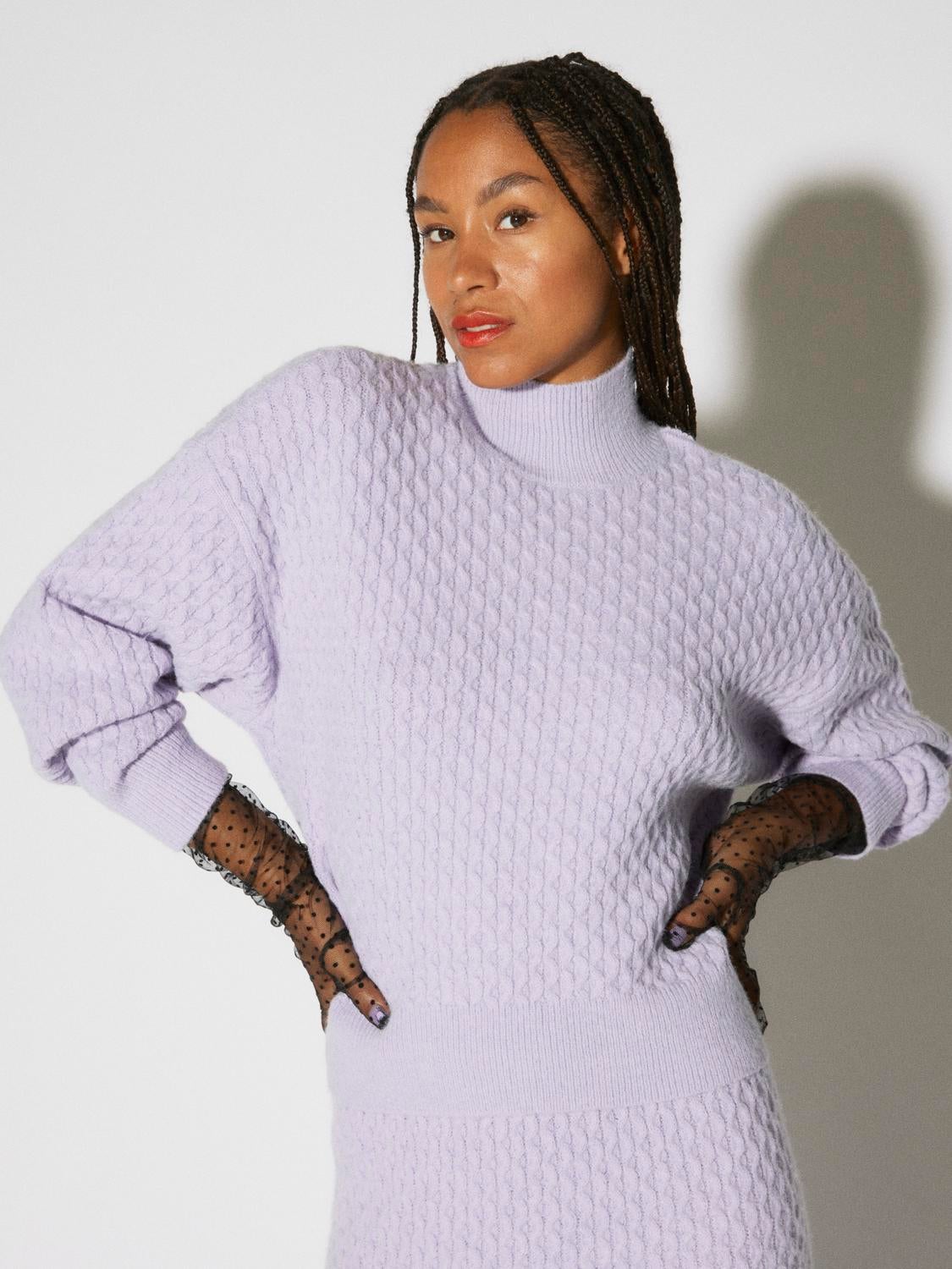 Lilac pullover shop