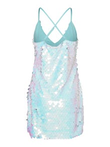Vero Moda SOMETHINGNEW X #GRWM Krótka sukienka -Blue Radiance - 10297090