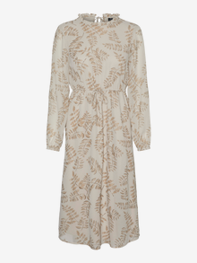 Vero Moda VMTINE Lang kjole -Pumice Stone - 10297264