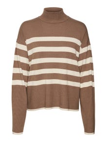 Vero Moda VMCHAPPINESS Pull-overs -Brown Lentil - 10297284