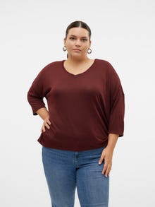 Vero Moda VMCBRIANNA Pullover -Fired Brick - 10297287