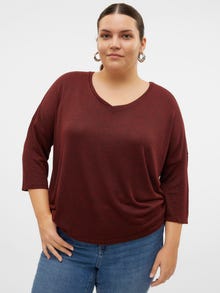 Vero Moda VMCBRIANNA Pullover -Fired Brick - 10297287