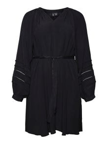 Vero Moda VMCCITTA Midi dress -Black - 10297334