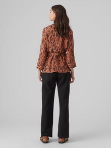 Vero Moda VMEASY Cardigan -Mahogany - 10297344