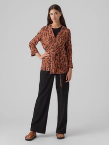 Vero Moda VMEASY Cardigan -Mahogany - 10297344