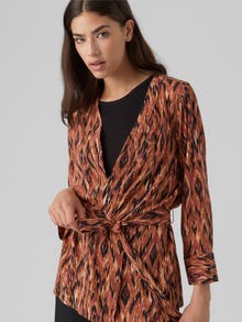 Vero Moda VMEASY Vest -Mahogany - 10297344