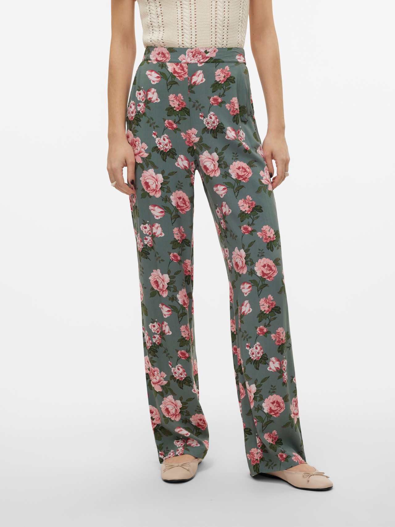 Vero Moda VMEASY Pantalones -Laurel Wreath - 10297357