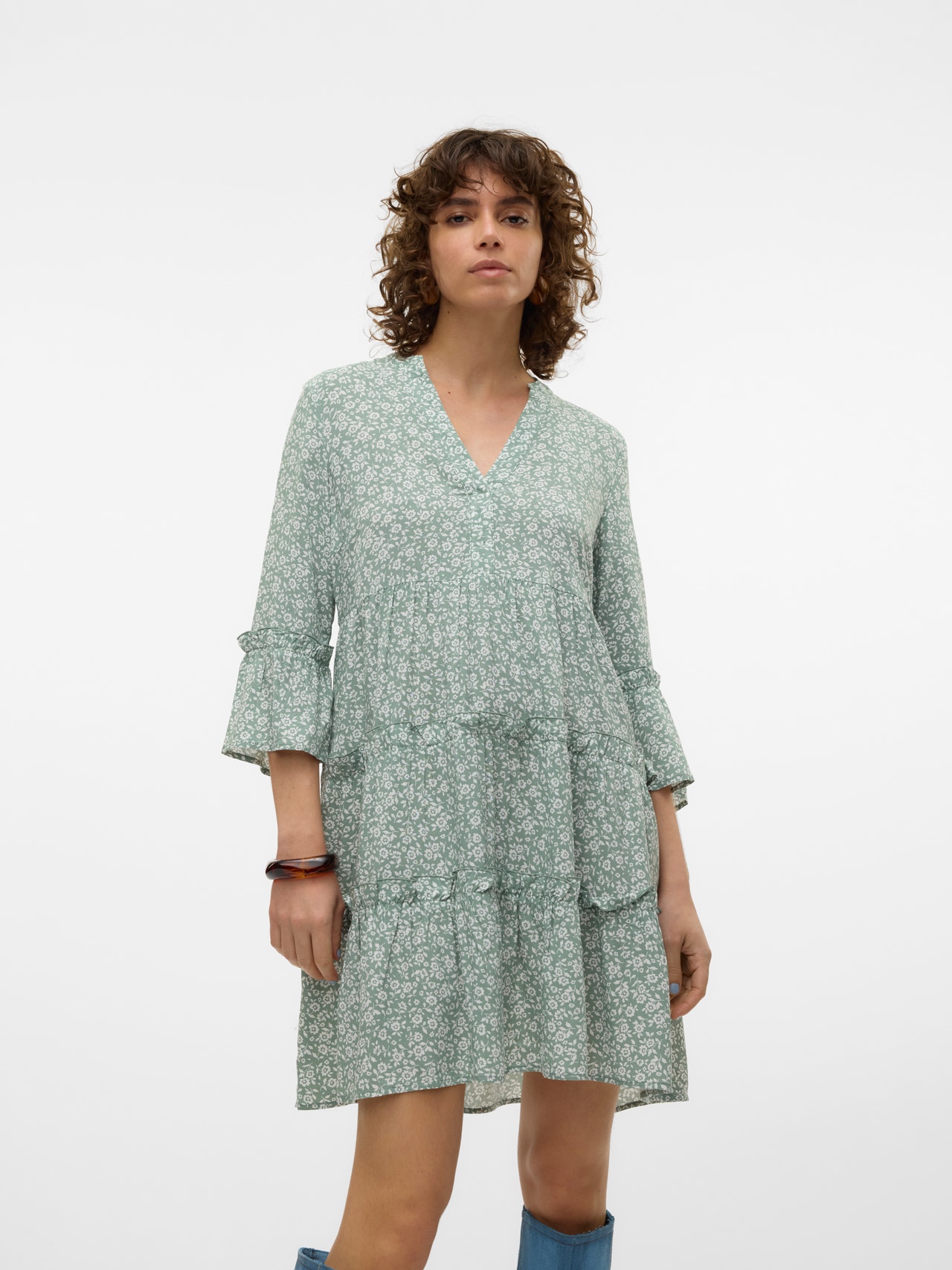 Vero Moda VMEASY Korte jurk -Hedge Green - 10297359