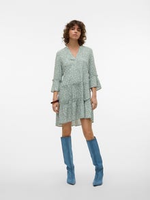 Vero Moda VMEASY Kort klänning -Hedge Green - 10297359