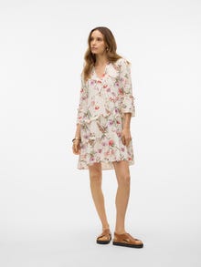 Vero Moda VMEASY Kort kjole -Birch - 10297359