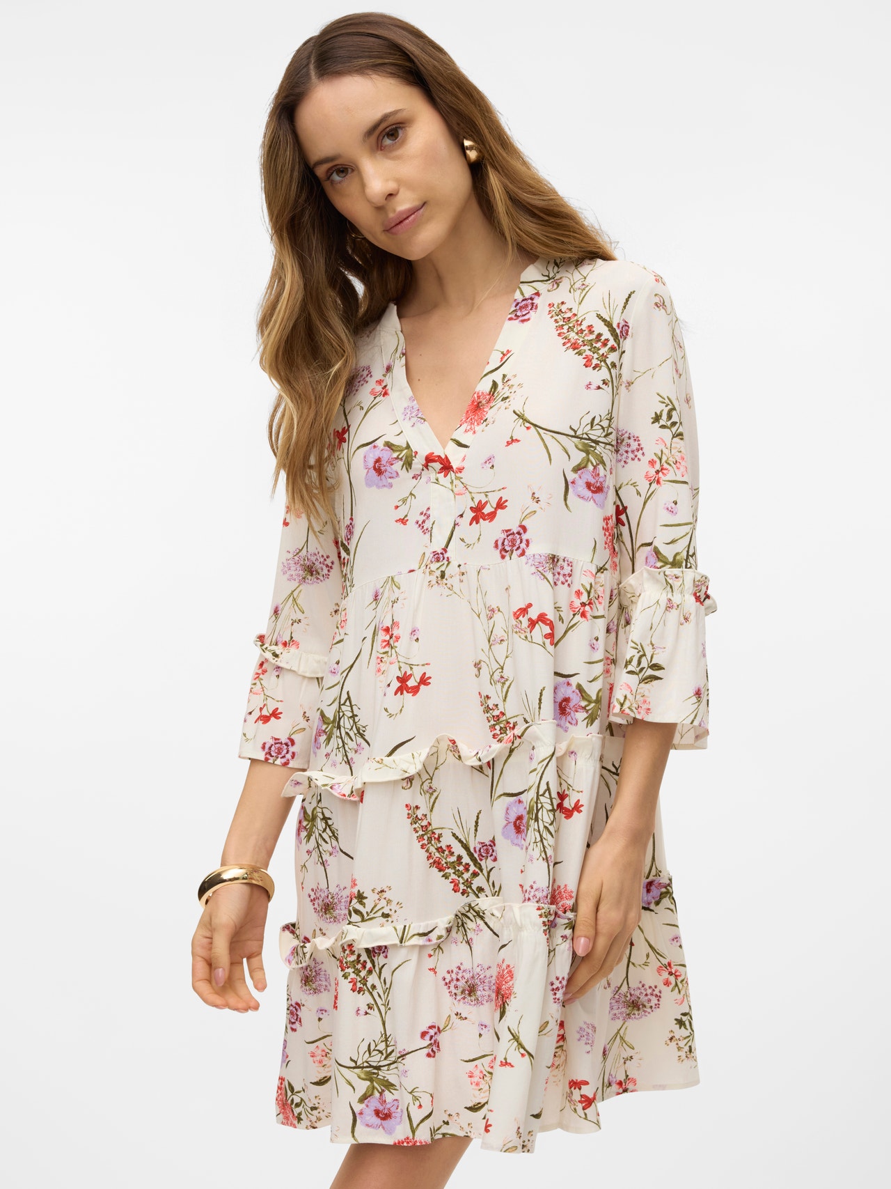 Vero Moda VMEASY Robe courte -Birch - 10297359