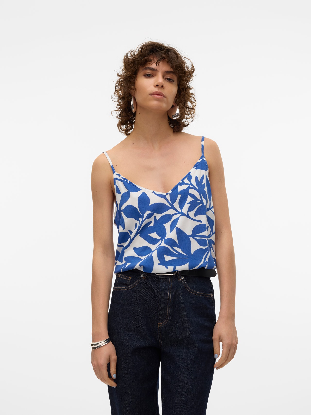 Vero Moda VMEASY Tank-Top -Snow White - 10297362