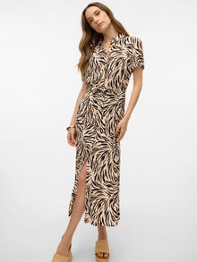 Vero Moda VMEASY Lang kjole -Birch - 10297365