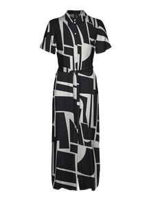 Vero Moda VMEASY Długa sukienka -Black - 10297365