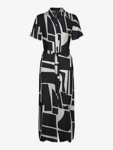 Vero Moda VMEASY Ilga suknelė -Black - 10297365
