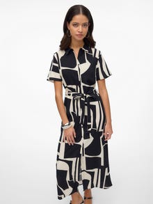 Vero Moda VMEASY Ilga suknelė -Black - 10297365
