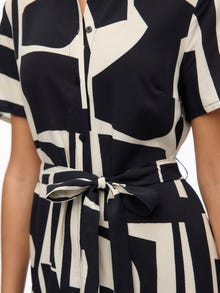 Vero Moda VMEASY Lange jurk -Black - 10297365