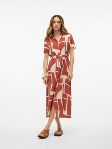 Vero Moda VMEASY Lang kjole -Birch - 10297365