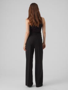 Vero Moda VMIMANI Mid waist Trousers -Black - 10297394