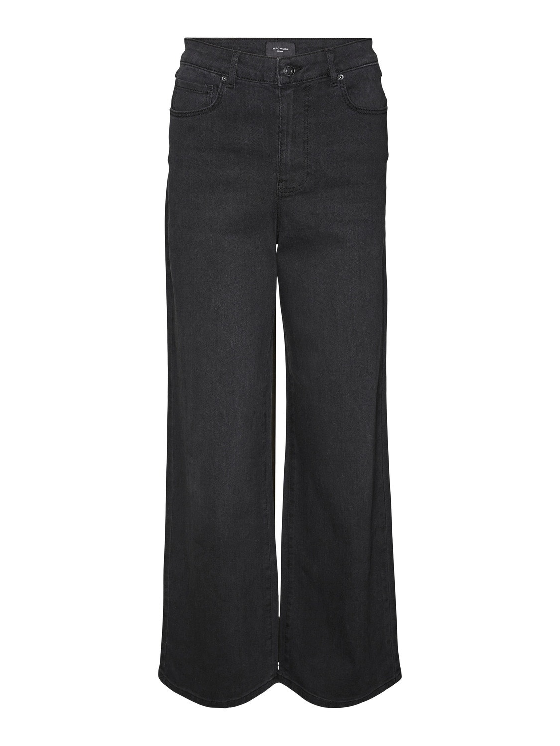Vero Moda VMKATHY High rise Loose Fit Jeans -Black Denim - 10297400