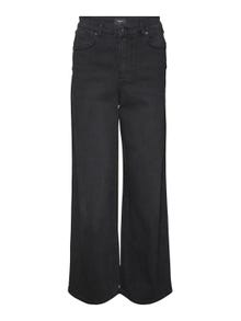 Vero Moda VMKATHY High rise Loose Fit Jeans -Black Denim - 10297400