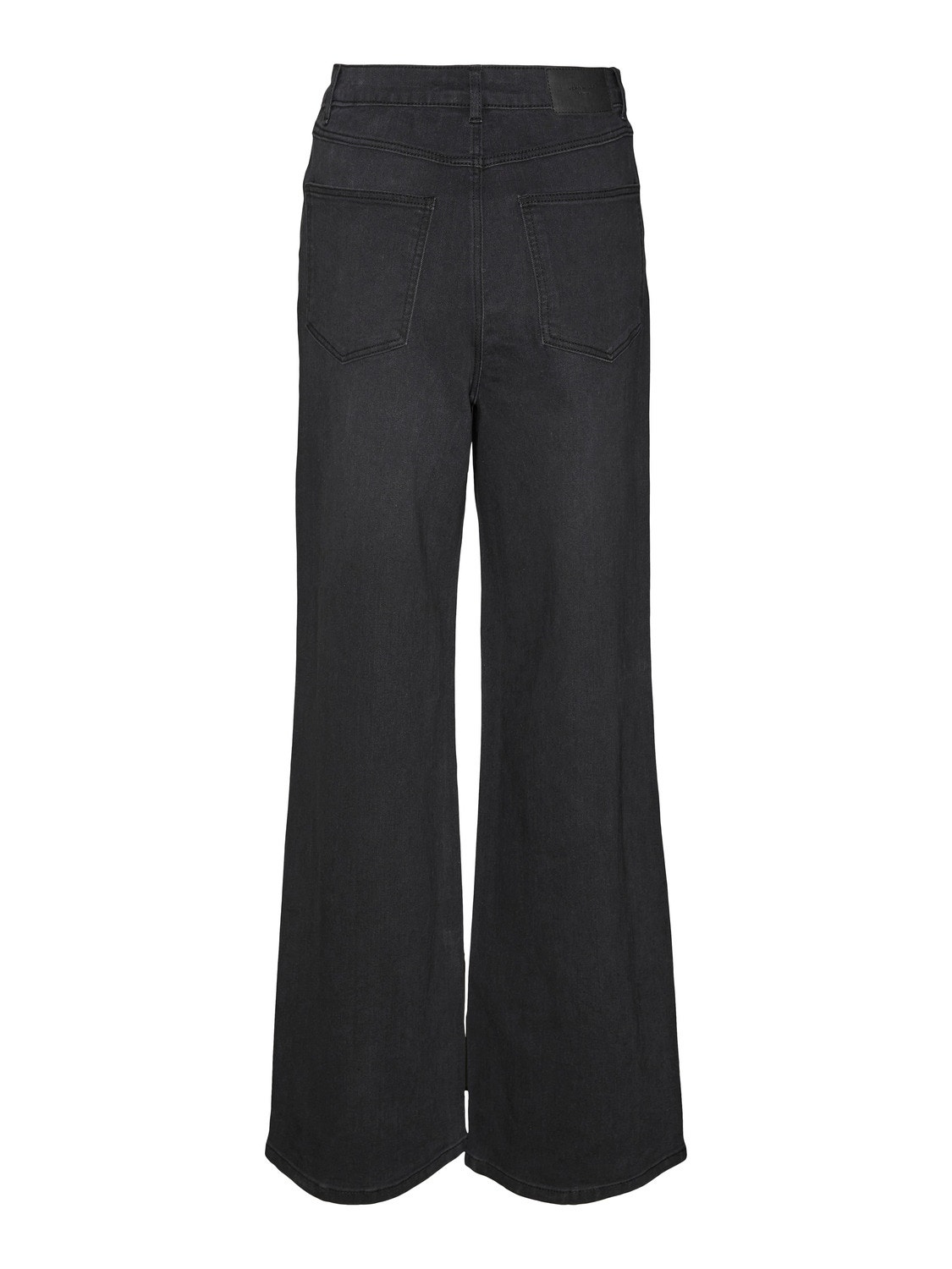 Vero Moda VMKATHY Høyt snitt Loose fit Jeans -Black Denim - 10297400