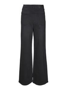 Vero Moda VMKATHY Høyt snitt Loose fit Jeans -Black Denim - 10297400