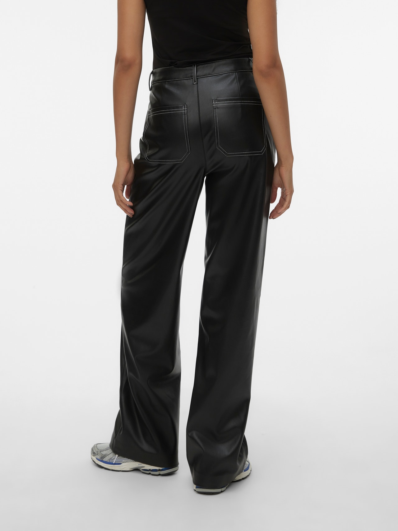 Vero Moda VMDAISY High rise Trousers -Black - 10297414