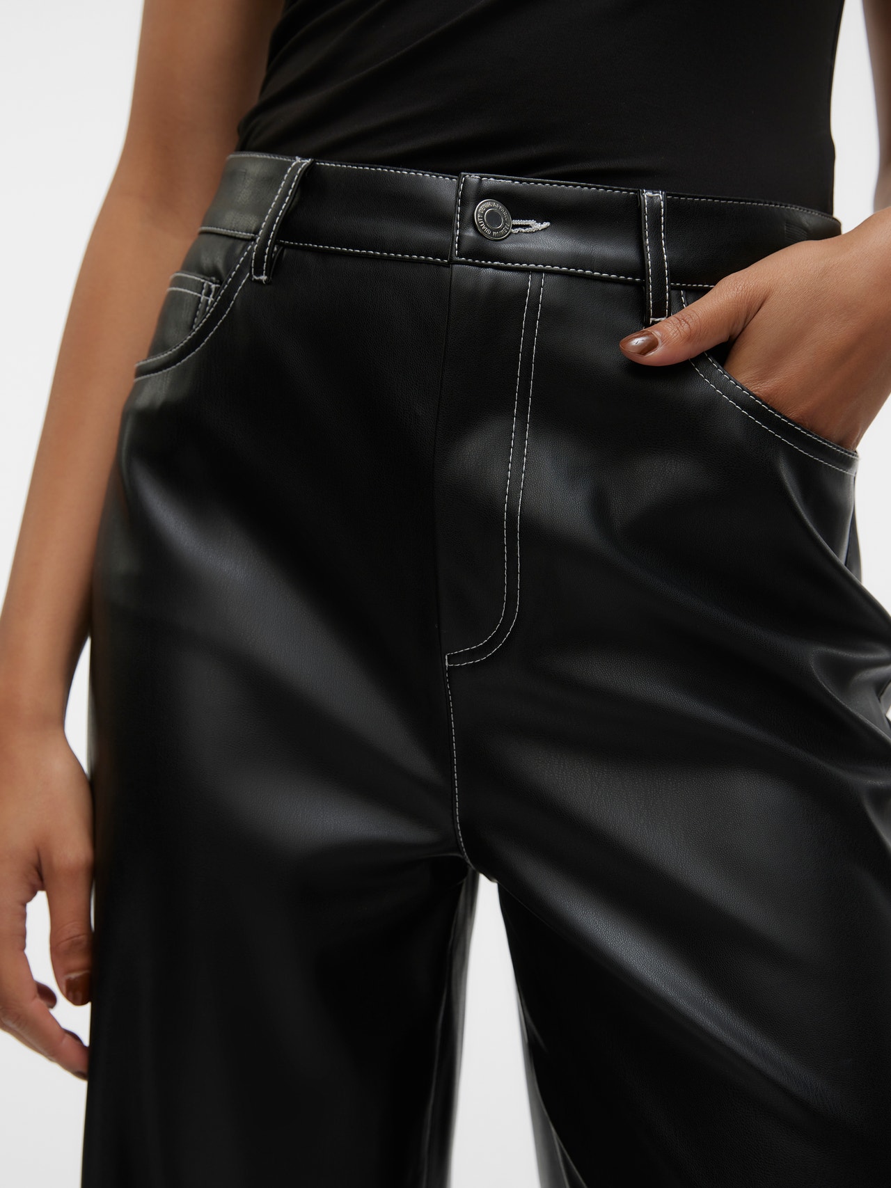 Vero Moda VMDAISY Trousers -Black - 10297414