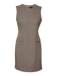 Vero Moda VMPIA Kurzes Kleid -Light Grey Melange - 10297435