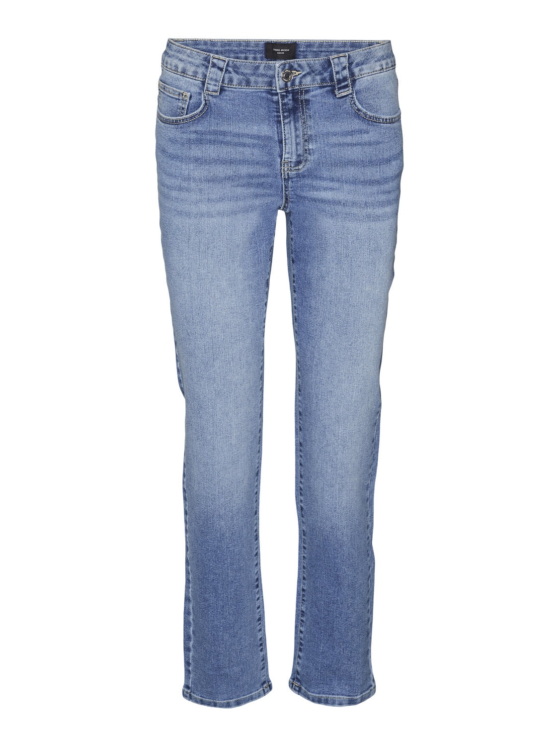 Vero Moda VMLANEY Krój prosty Jeans -Medium Blue Denim - 10297462