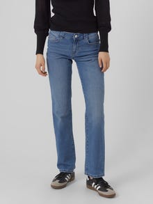 Vero Moda VMLANEY Rak passform Jeans -Medium Blue Denim - 10297462