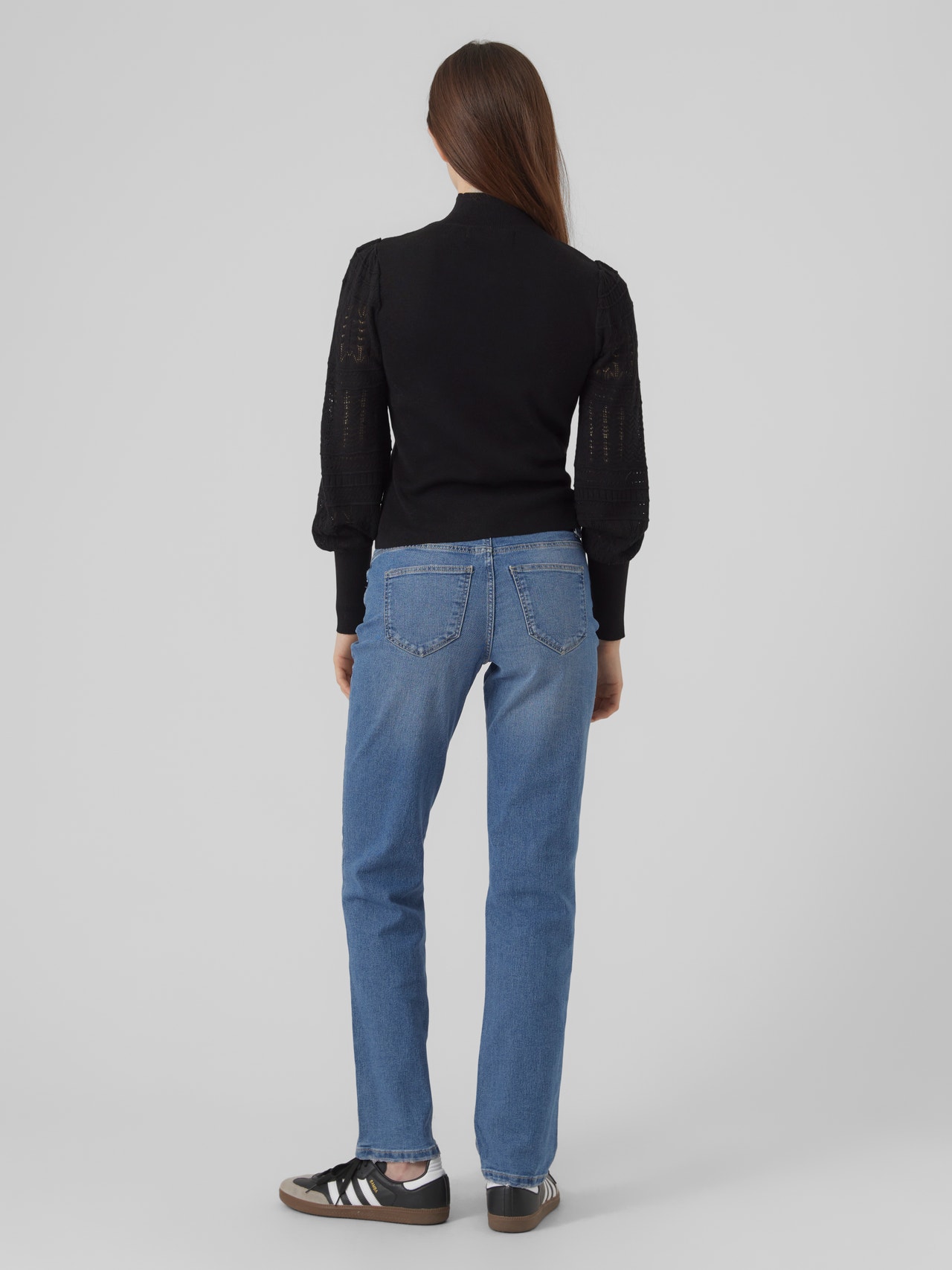 Vero Moda VMLANEY Krój prosty Jeans -Medium Blue Denim - 10297462