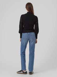 Vero Moda VMLANEY Średnia talia Krój prosty Jeans -Medium Blue Denim - 10297462