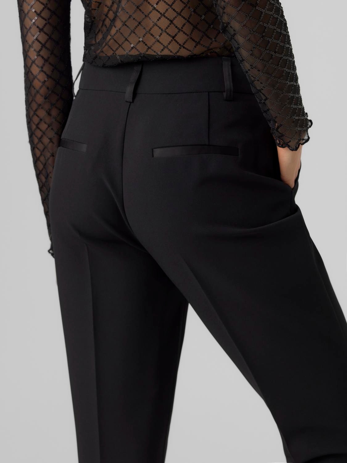 Vero Moda VMHOLLY Trousers -Black - 10297490