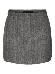Vero Moda VMLIZZIE Mini skirt -Dark Grey Melange - 10297498