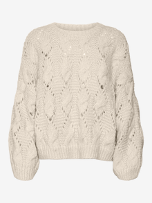 Vero Moda VMLONG Pullover -Birch - 10297559