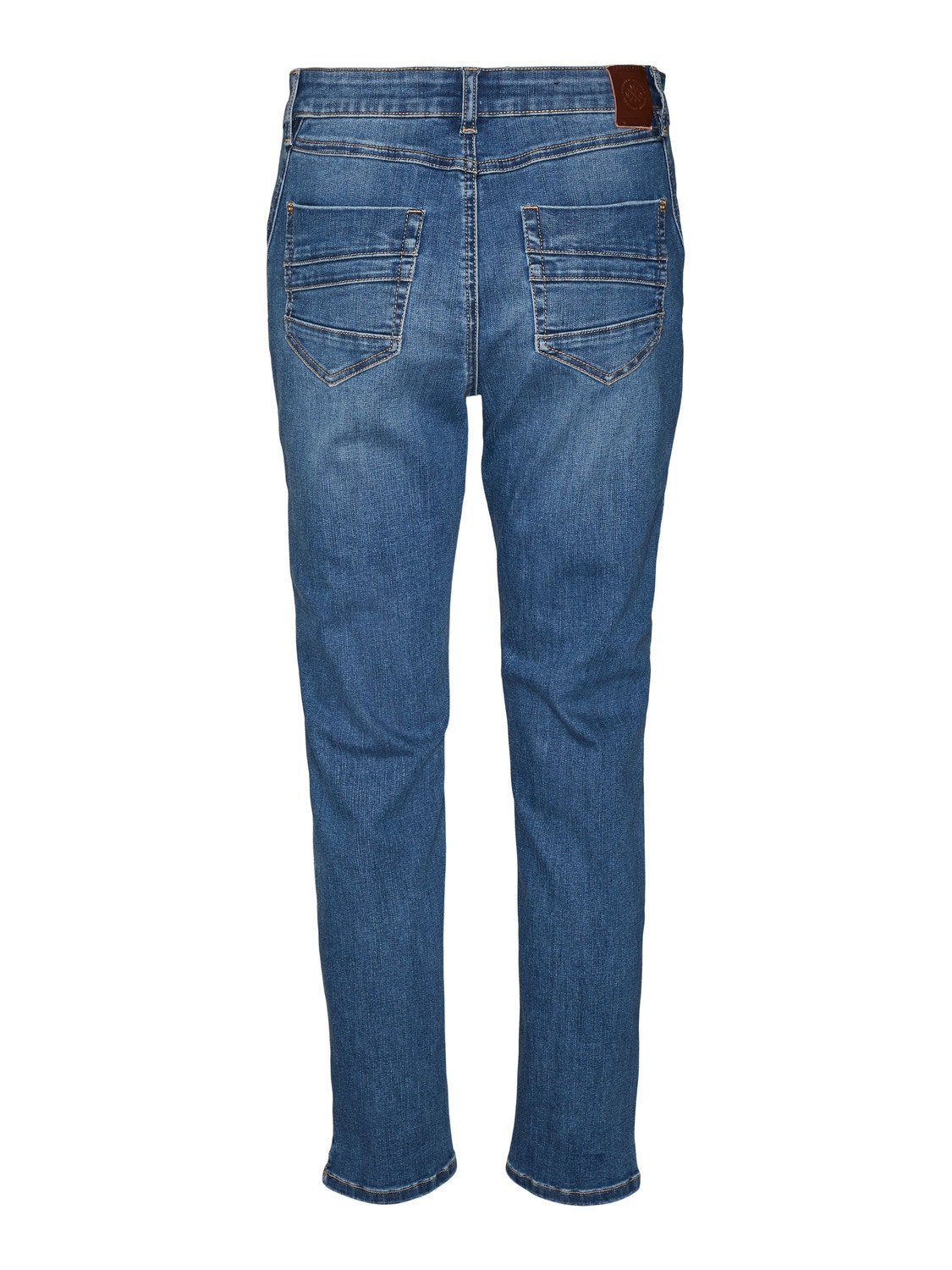 Vero Moda VMYOURS Krój tapered Jeans -Dark Blue Denim - 10297593