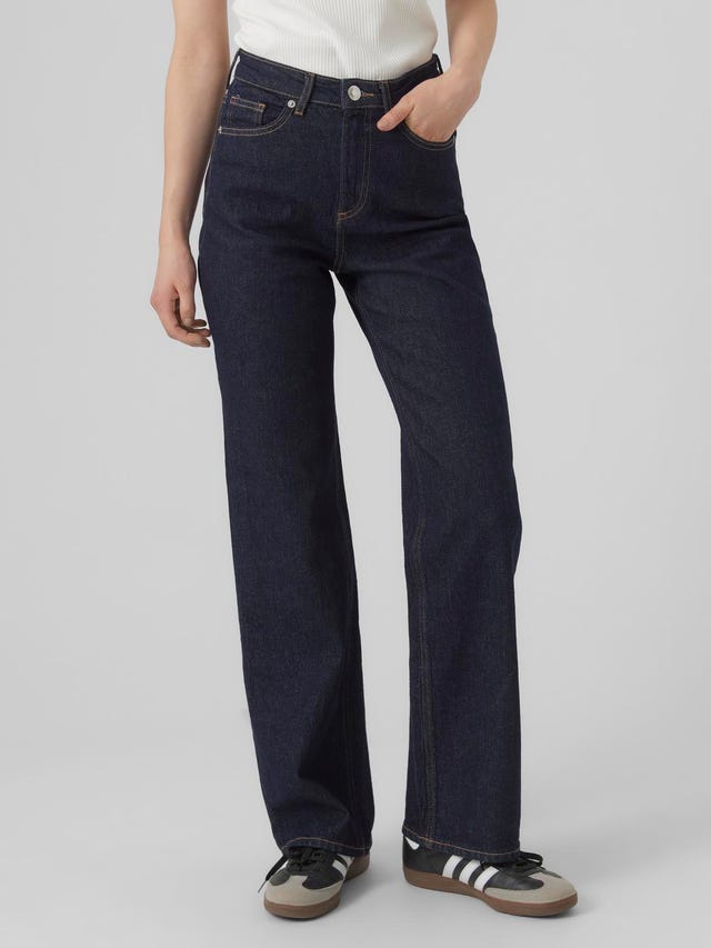 Vero Moda VMTESSA Taille haute Wide Fit Jeans - 10297608